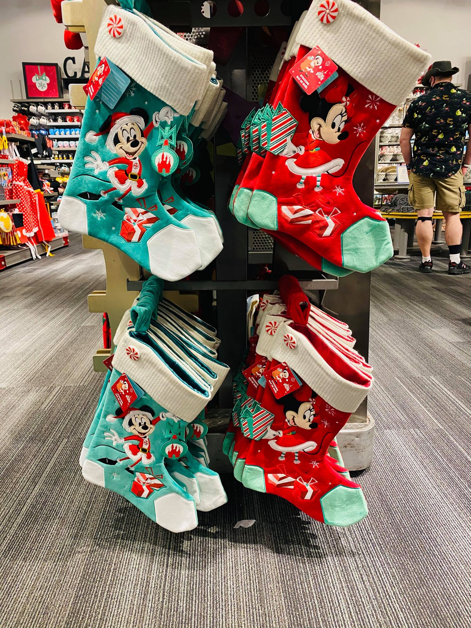 Mickey and Minnie Stockings