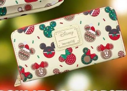 Loungefly Mickey & Minnie Holiday Cookie Wallet