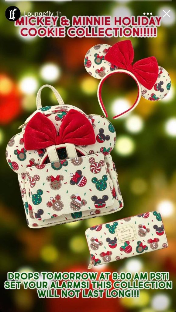 Loungefly Mickey & Minnie Holiday Cookie Collection
