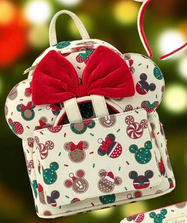 Loungefly Mickey & Minnie Holiday Cookie Backpack