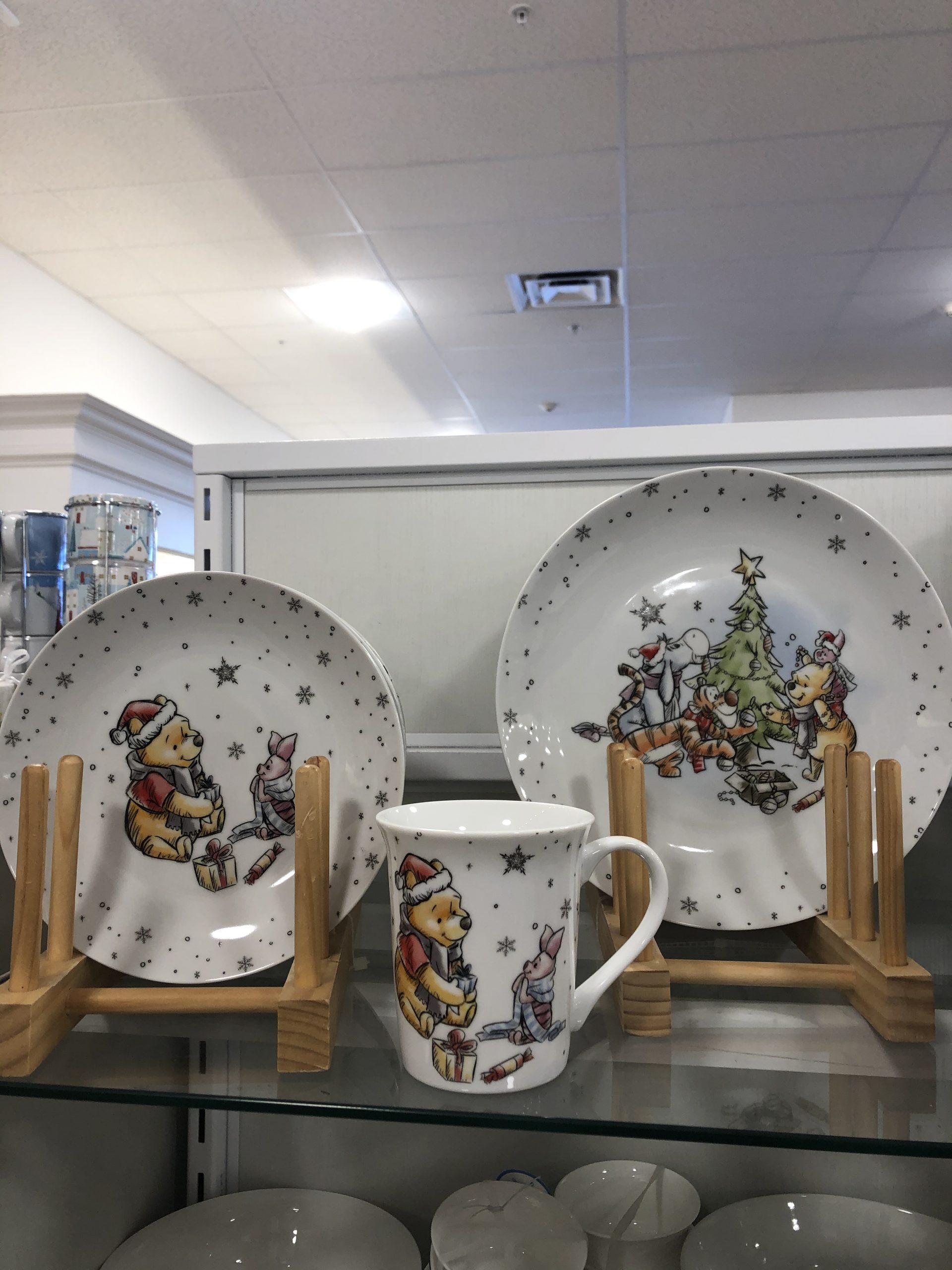 pooh Christmas dining set