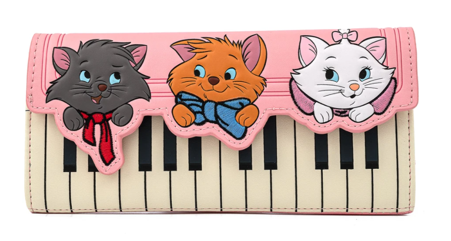 The Aristocats Loungefly Piano Wallet
