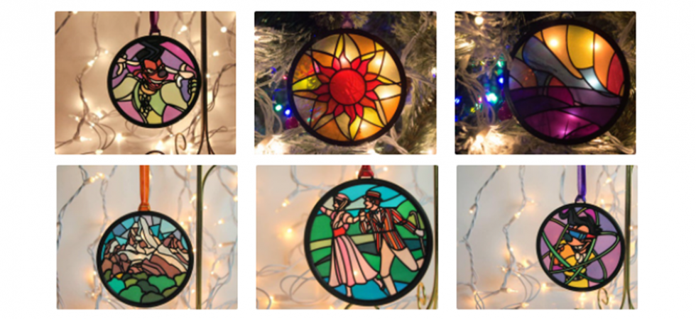 stained glass ornament