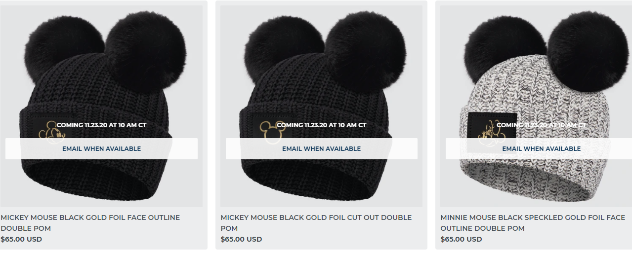 Minnie Mouse Beanies 