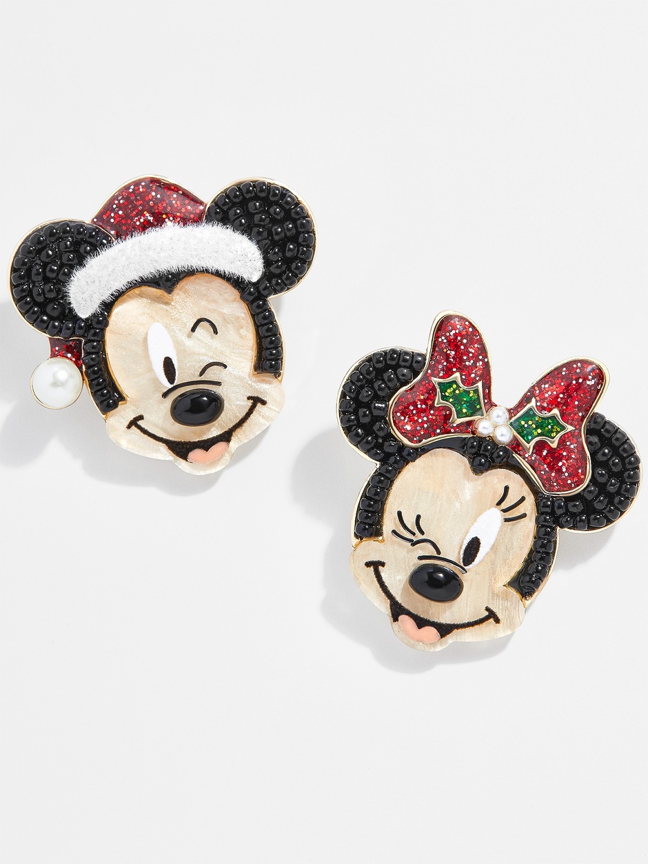 Santa Mickey earrings