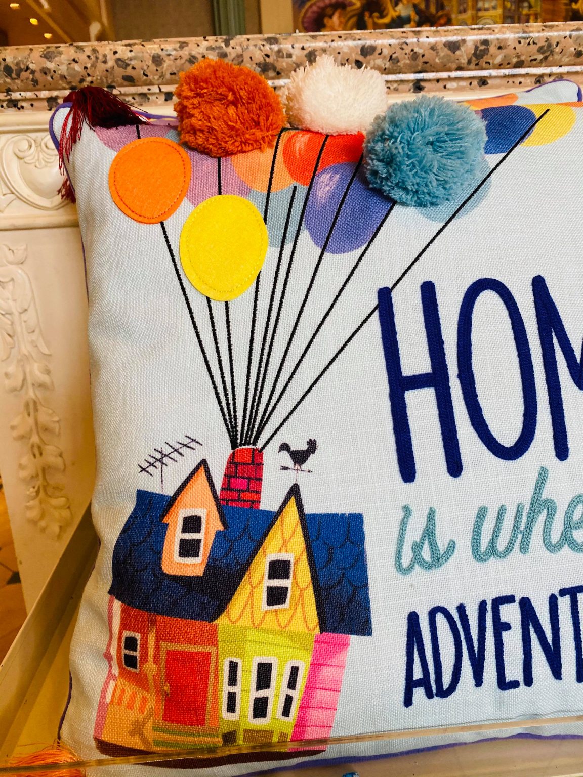 Up! Throw Pillow brings Adventure Home! Disney Fashion Blog
