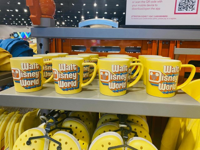 yellow disney mug