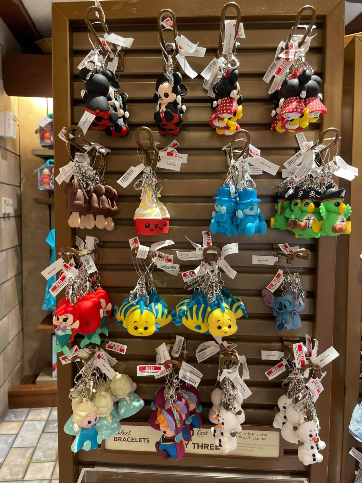 disney keychain plush