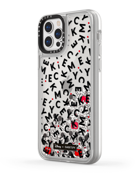 glitter disney phone case