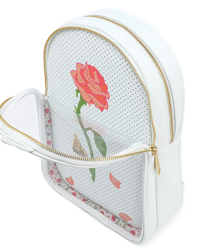 Loungefly Beauty & the Beast Pin Trader Backpack