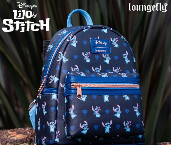 Loungefly Stitch Hearts Backpack