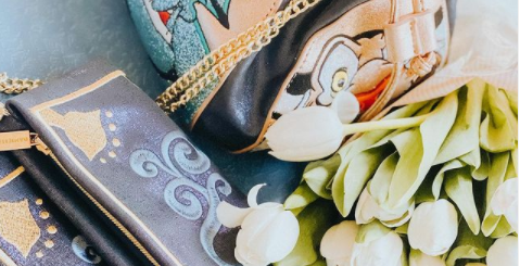 Aladdin 4 Sided Drawstring Bag