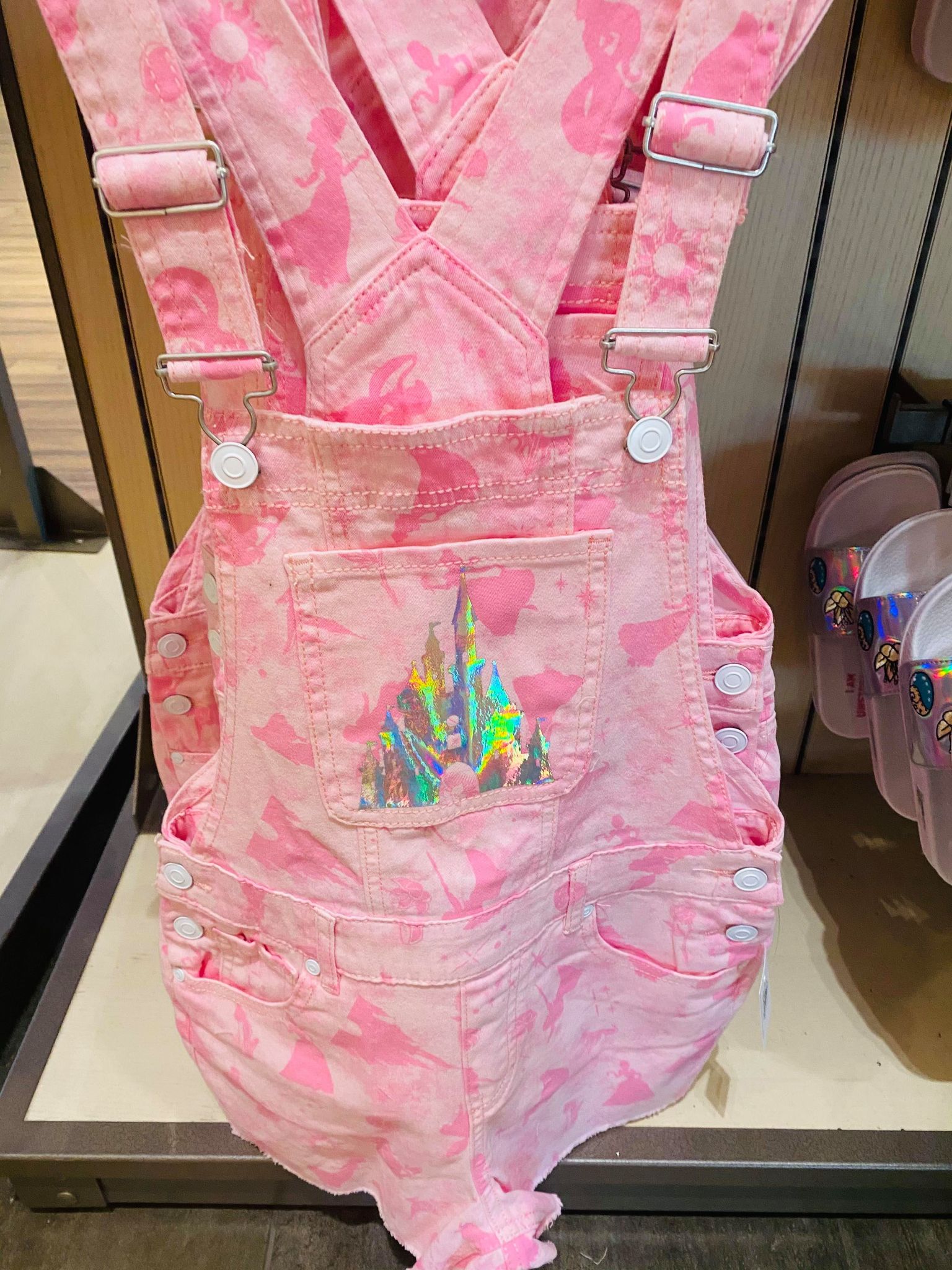 Girls Disney Princess Overalls