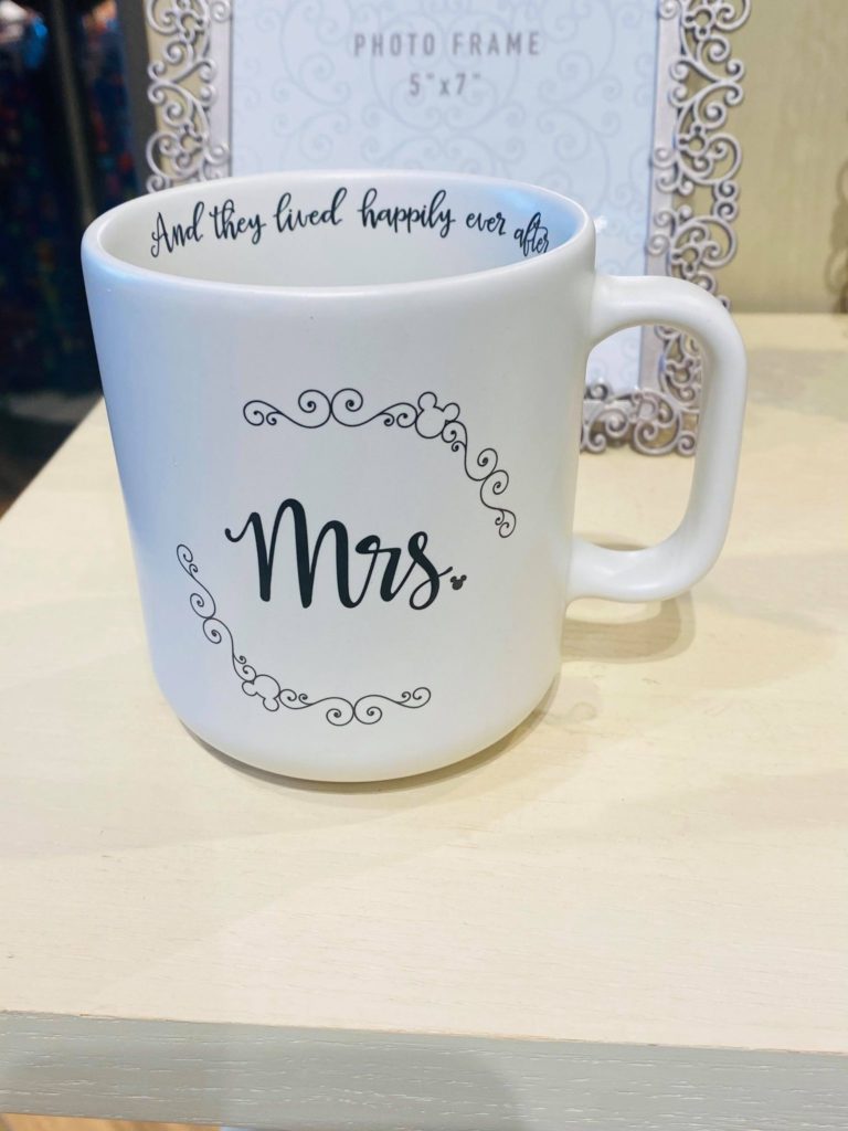 Coffee Mug Disney Parks Disney Wedding Happily Ever After Mickey Icon Mrs 