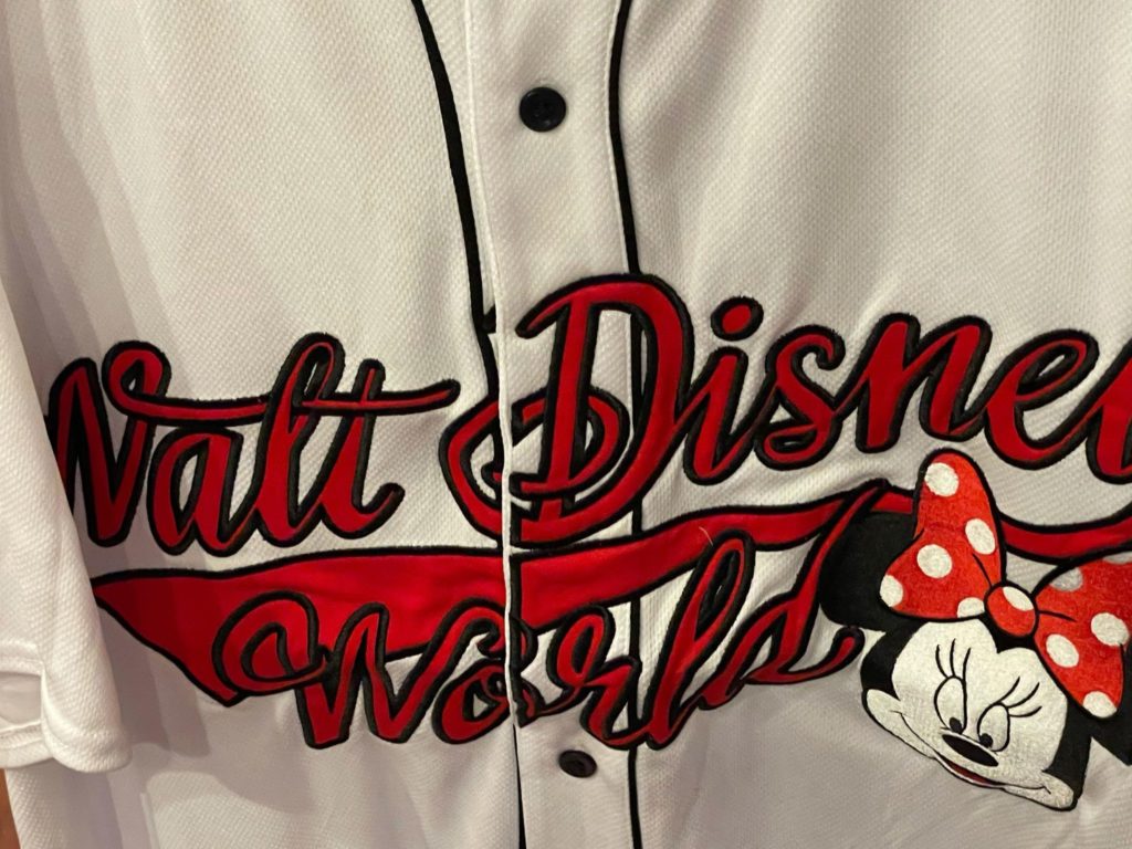 Minnie Mouse Baseball Jersey