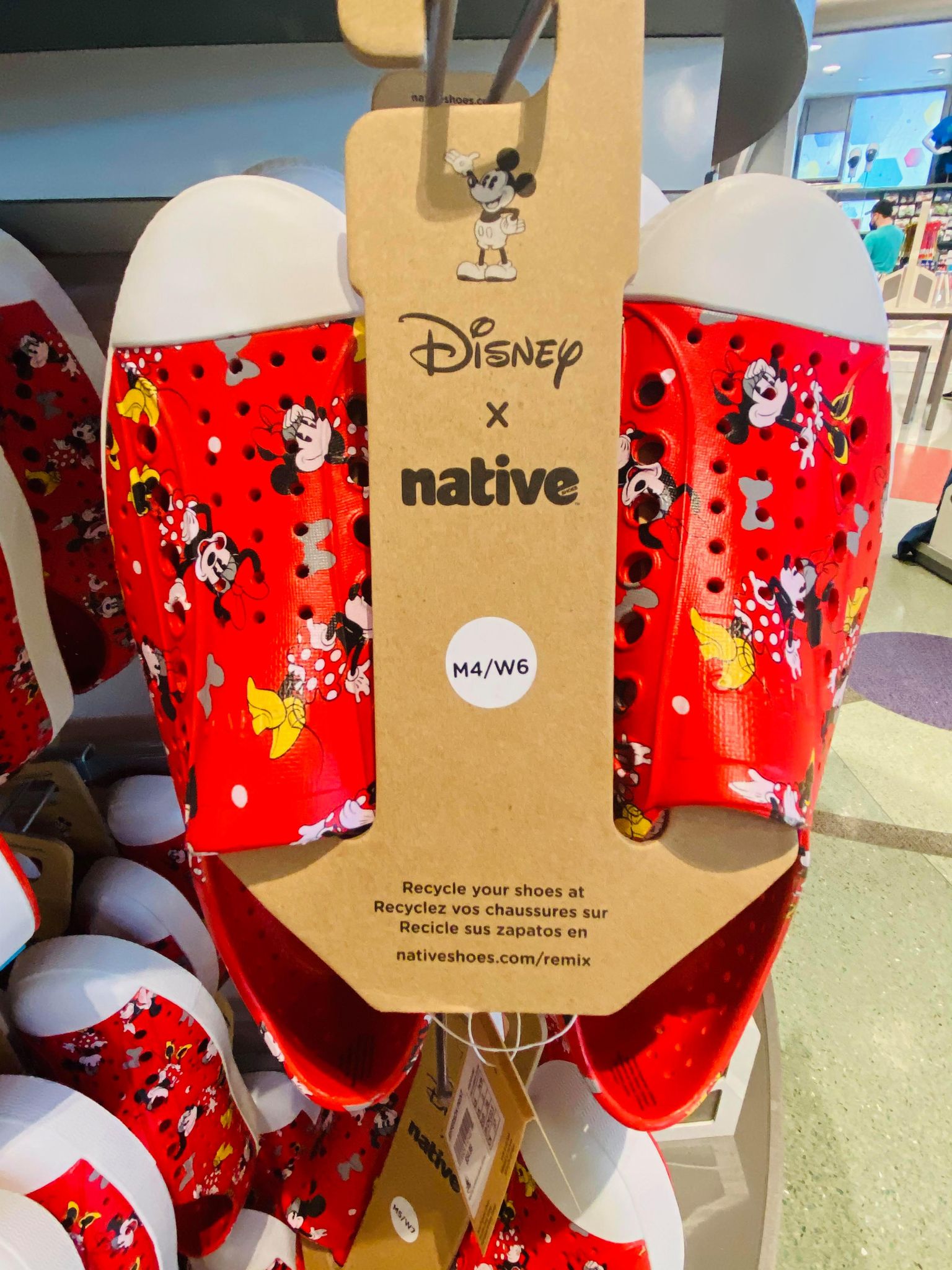 Minnie Mouse native shoes