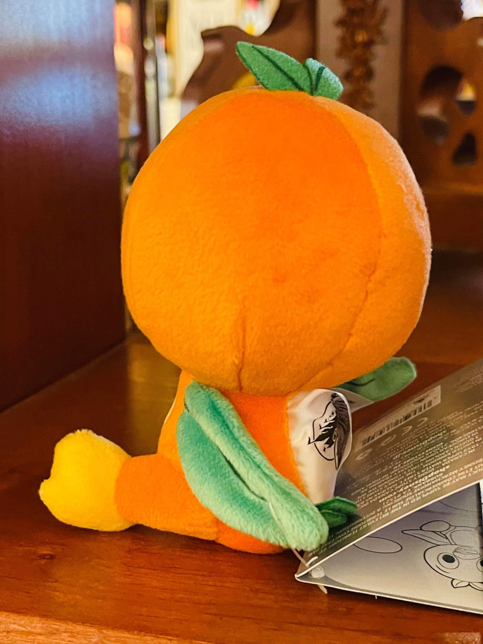 Orange Bird Shoulder Plush