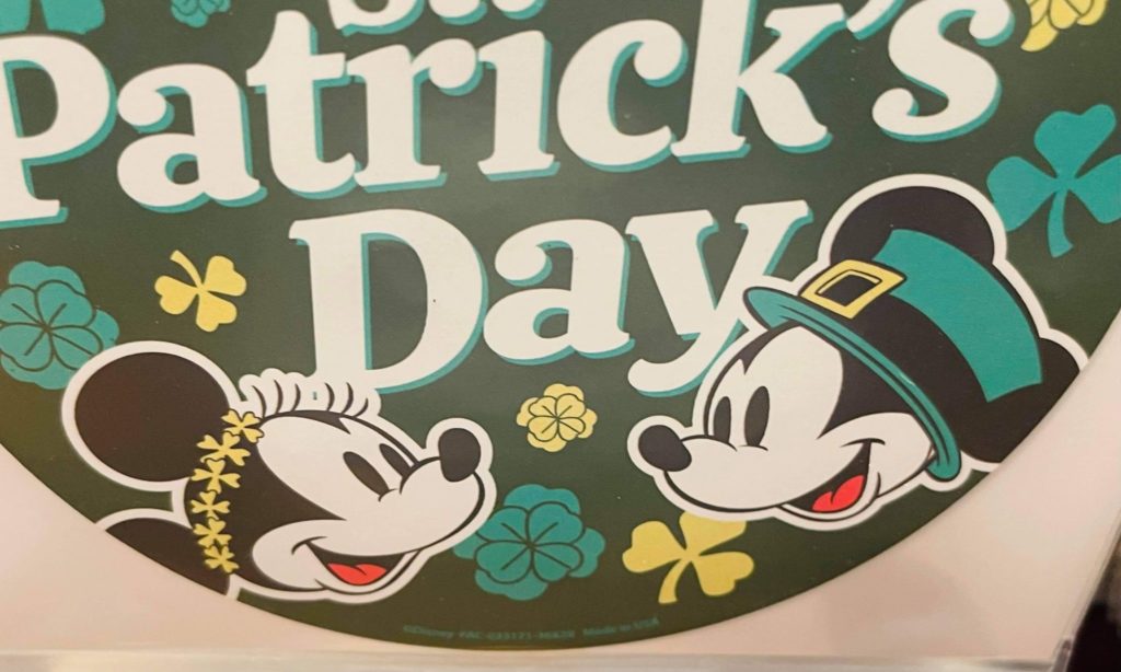 Mickey & Minnie Saint Patrick's Day Magnet
