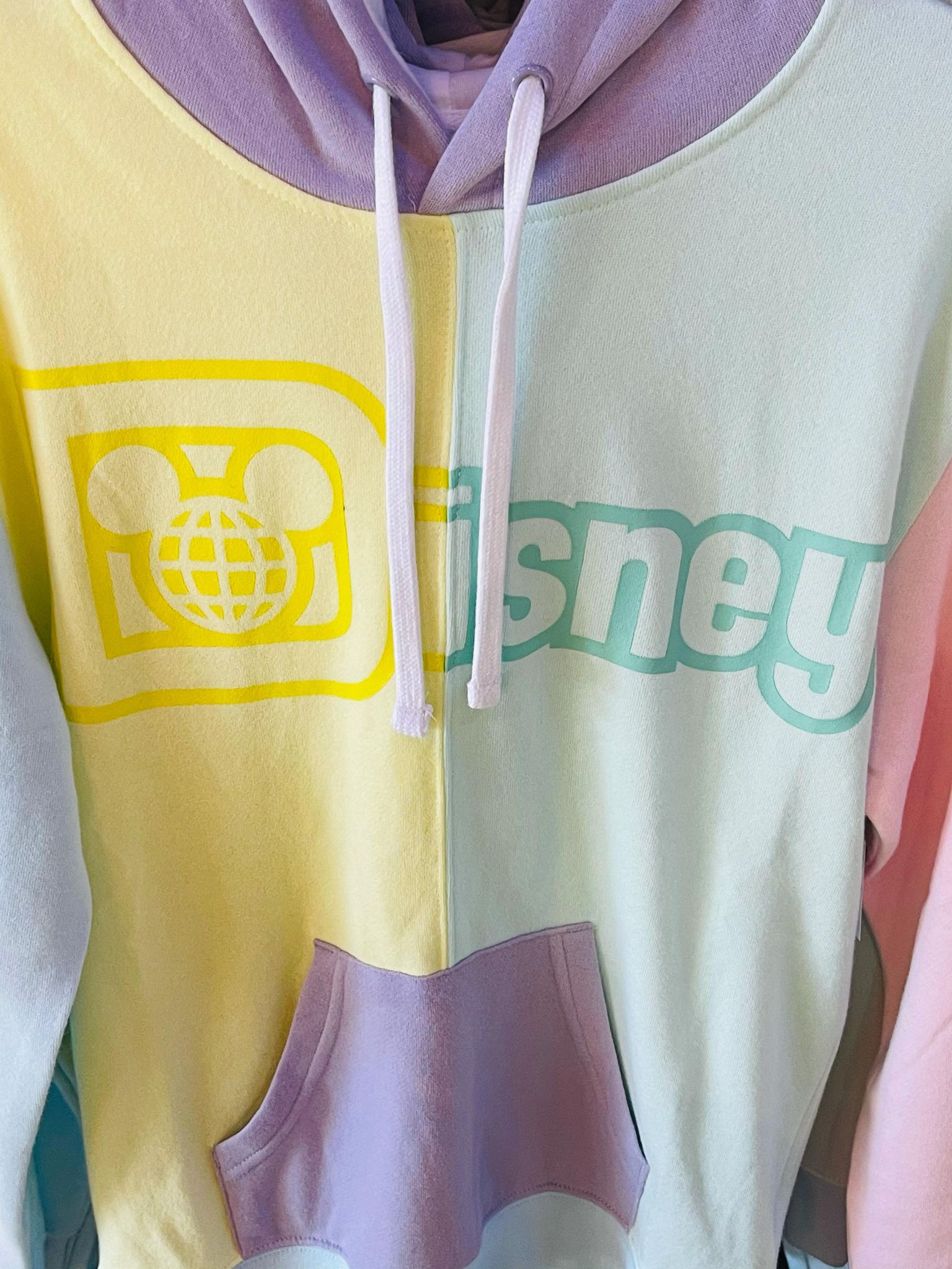 Pastel Color Block Hoodie at the Magic Kingdom! Disney Fashion Blog