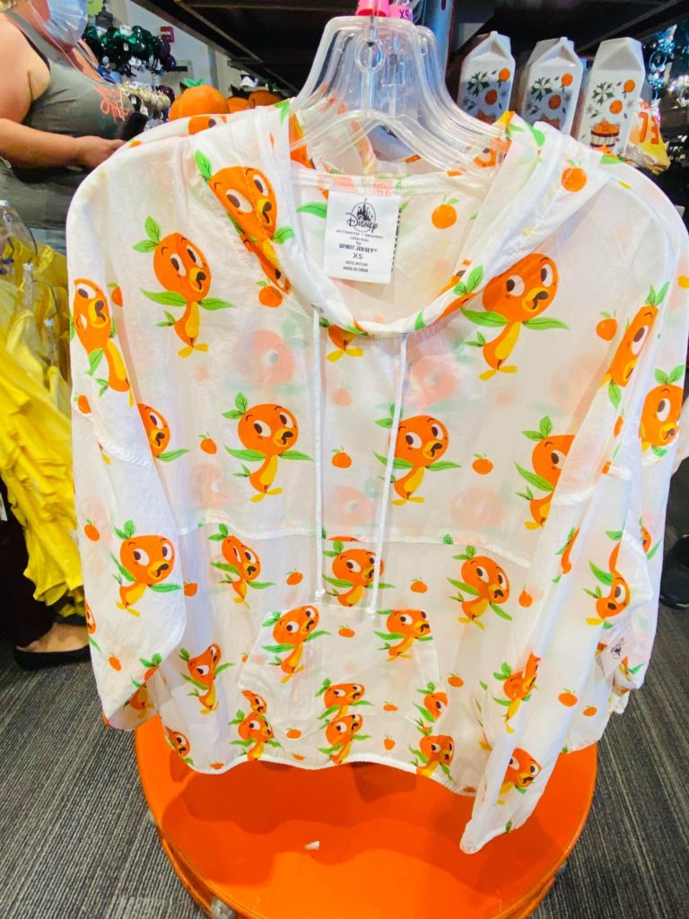 Orange Bird hooded jacket