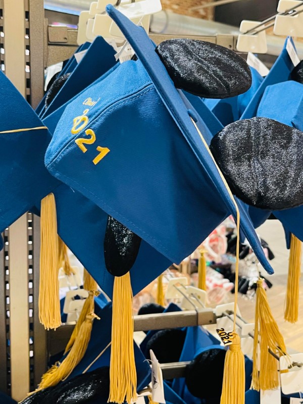 Mickey ears best sale with graduation cap