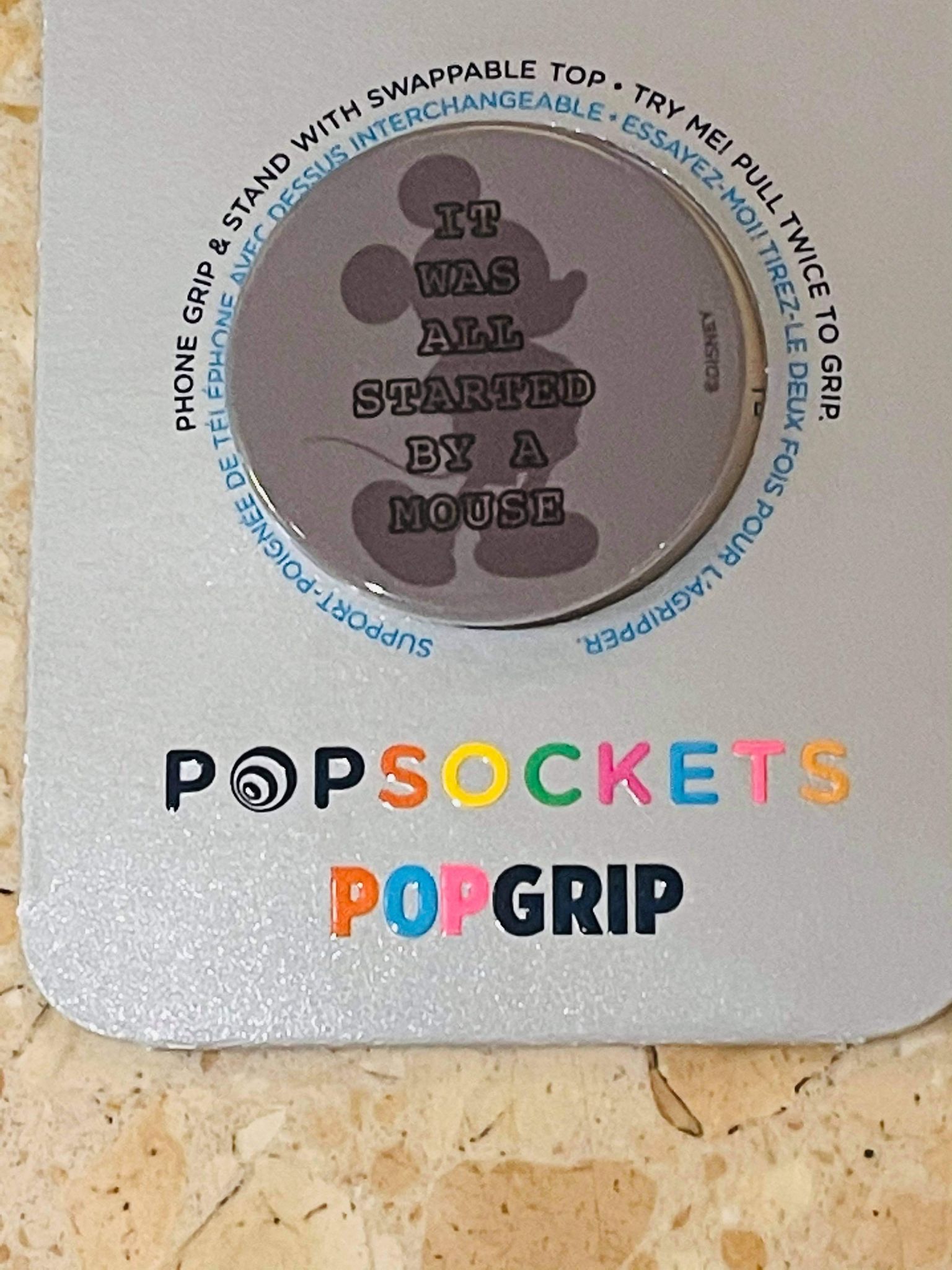 mickey pop socket