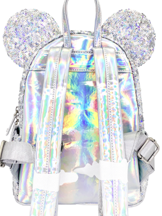 Loungefly Holographic Sequin Minnie Mini Backpack