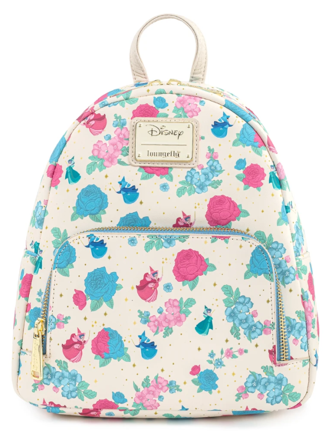 Loungefly Sleeping Beauty Floral Fairy Mini Backpack