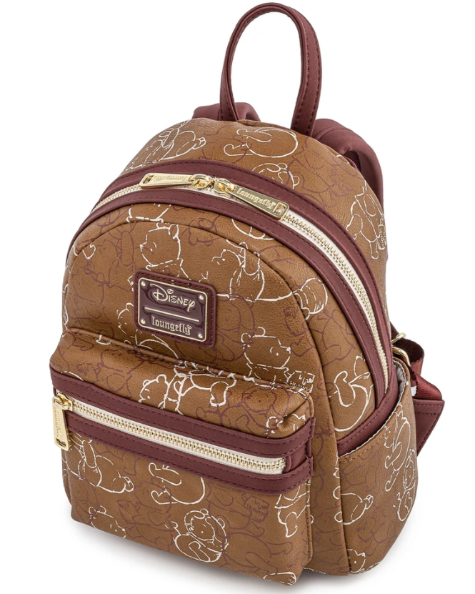 Loungefly Winnie the Pooh Line Art Mini Backpack