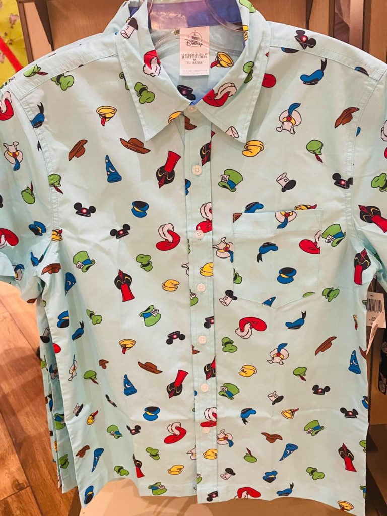 Disney Hats AOP Button Down