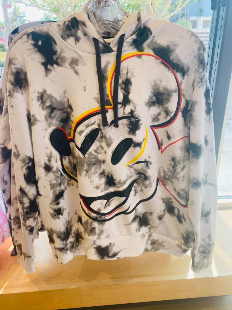 tie dye mickey pullover