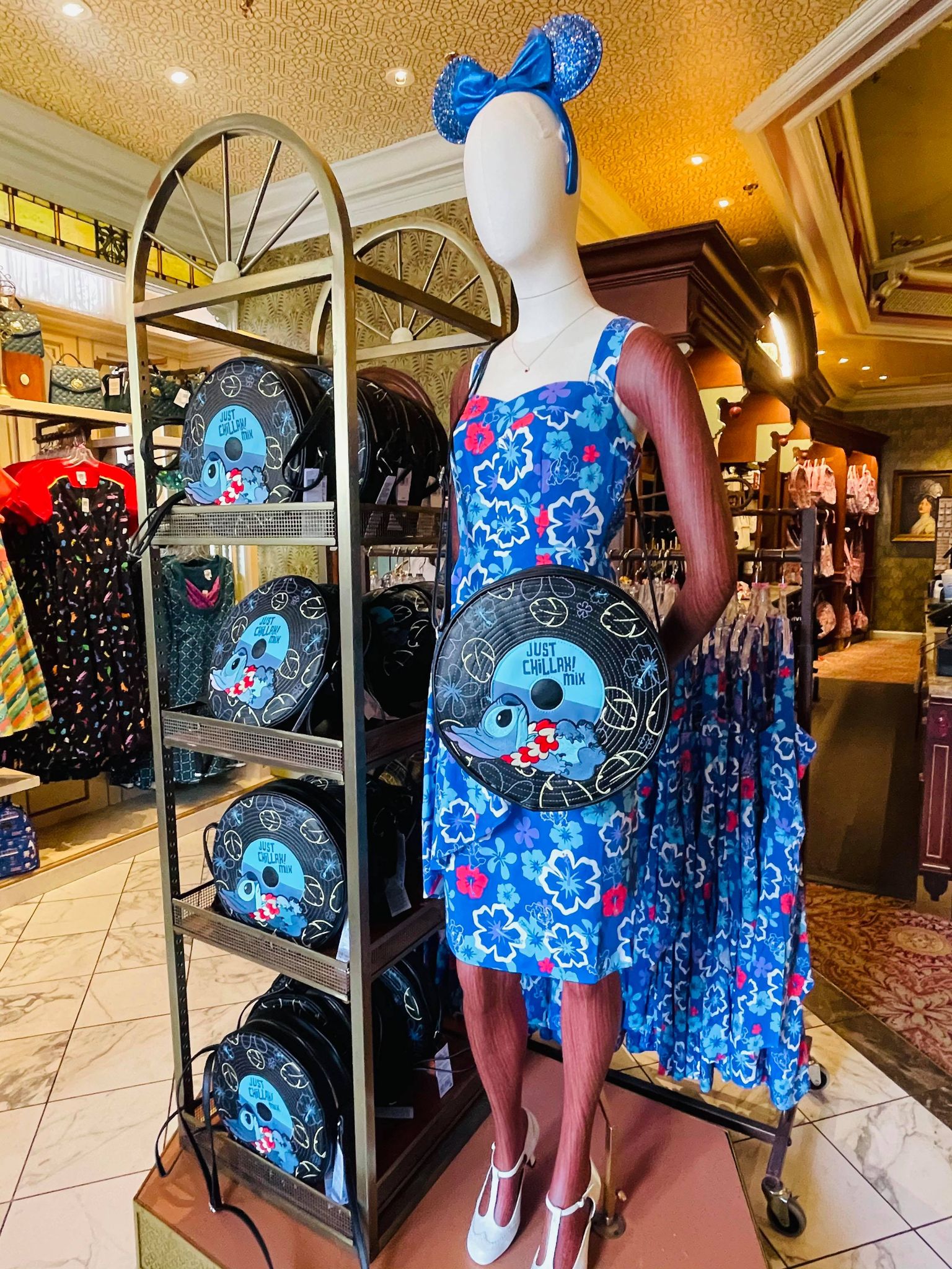 This NEW Stitch Record Bag Goes Perfect with the New Disney Dress