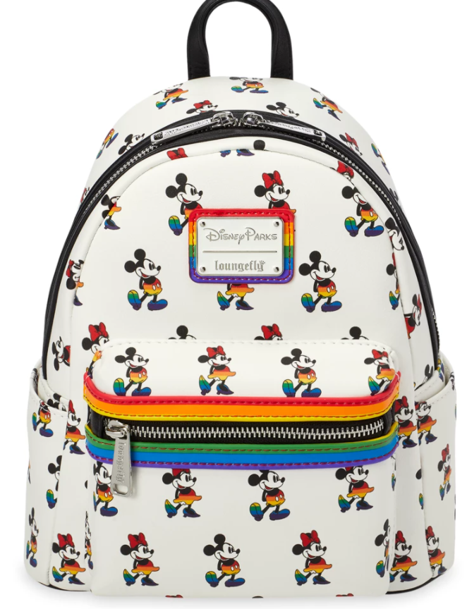 Rainbow Mickey Loungefly Mini Backpack