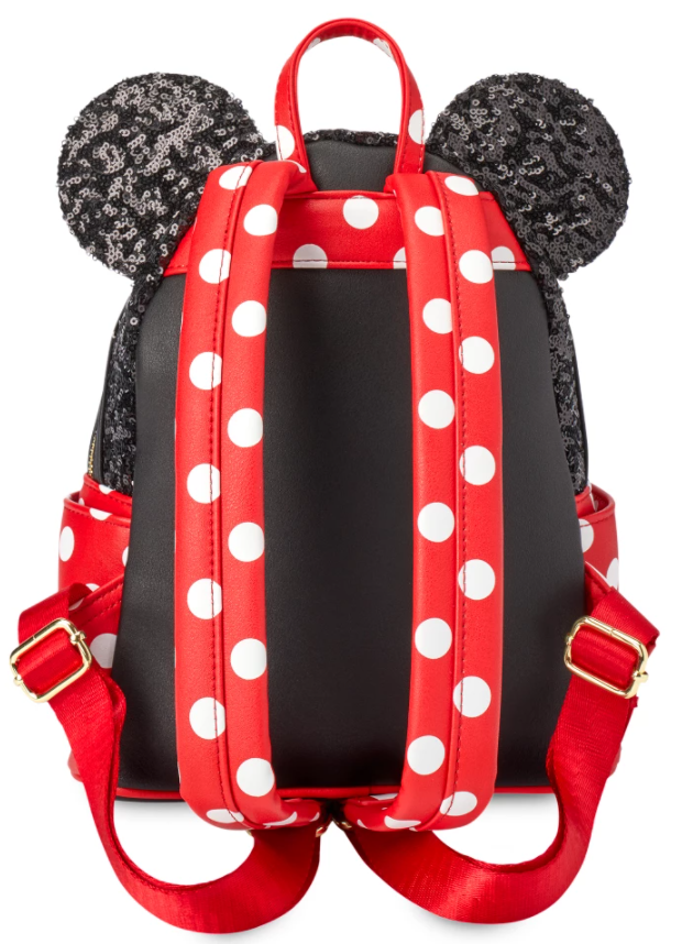 loungefly minnie sequin mini backpack